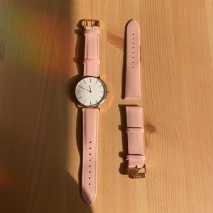 Whale Pink and Gold Watch